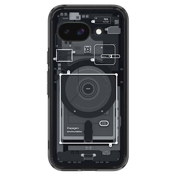 Spigen Google Pixel 9a Skal MagSafe Ultra Hybrid Zero One Svart