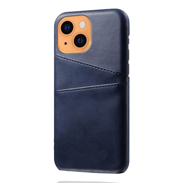 iPhone 13 - KSQ Skal Med Kortfack - Blå