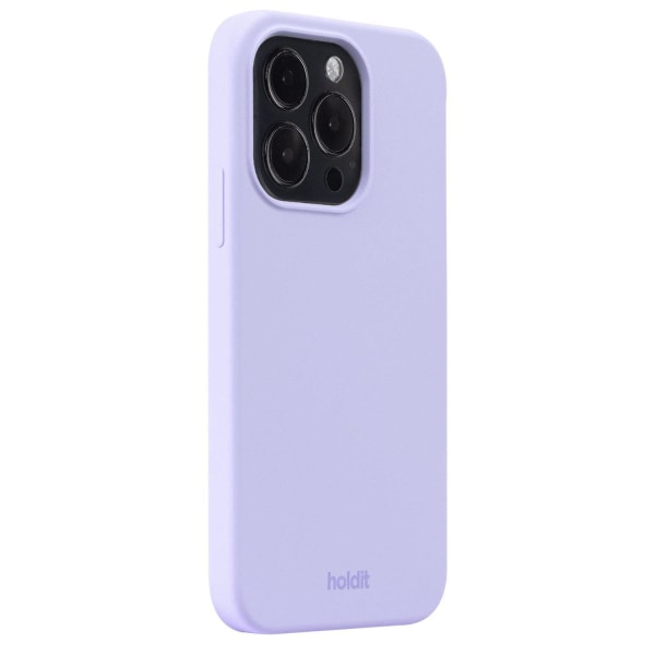 holdit iPhone 15 Pro Mobilskal Silikon Lavender