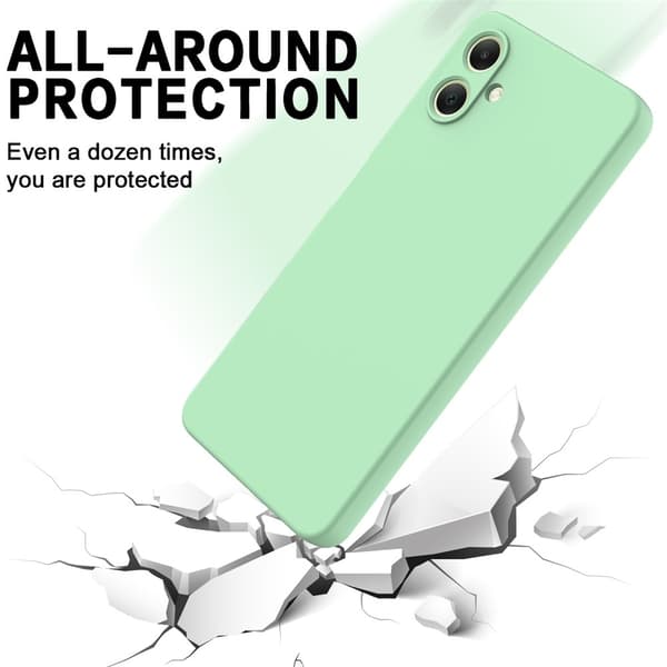 Samsung Galaxy A07 Skal Liquid Silikon Grön