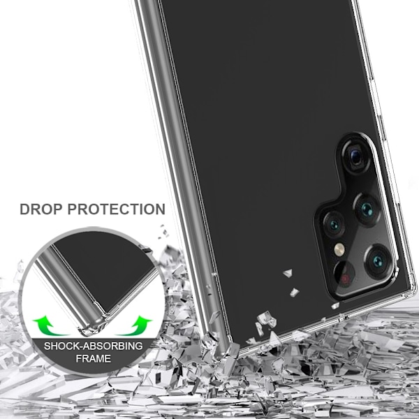 Samsung Galaxy S22 Ultra Skal Akryl/TPU Hybrid Transparent