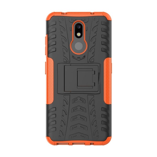 Nokia 3.2 - Ultimata stöttåliga skalet med stöd - Orange Orange Orange