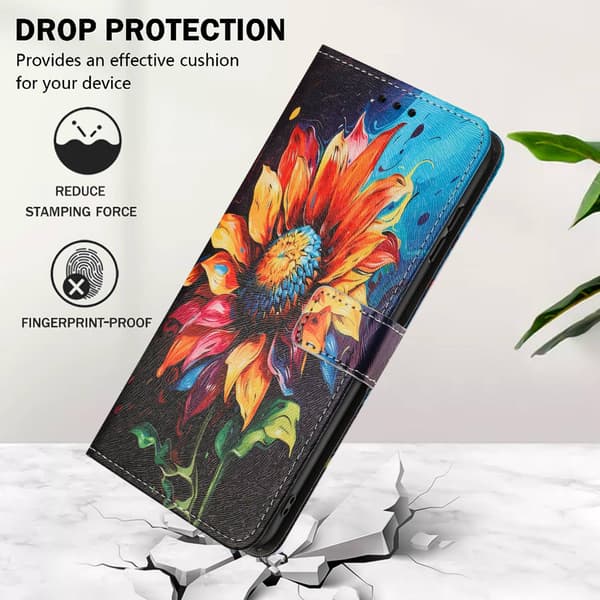 Honor X5c Plus Fodral Med Tryck Solros