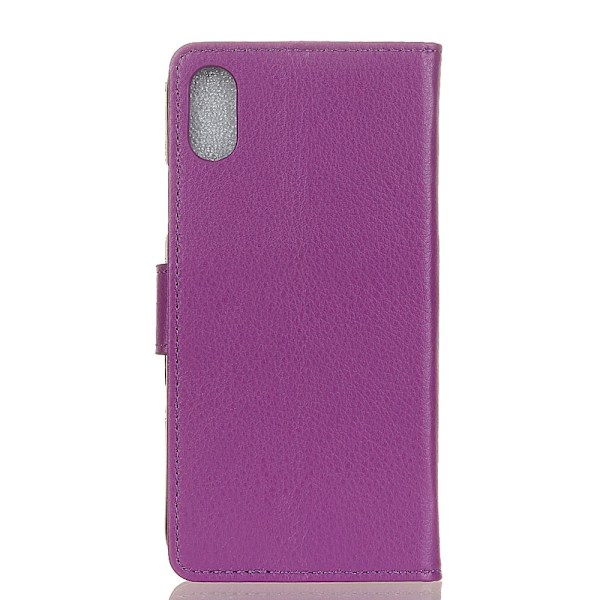 Xiaomi Redmi 9A - Litchi Fodral - Lila Purple Lila