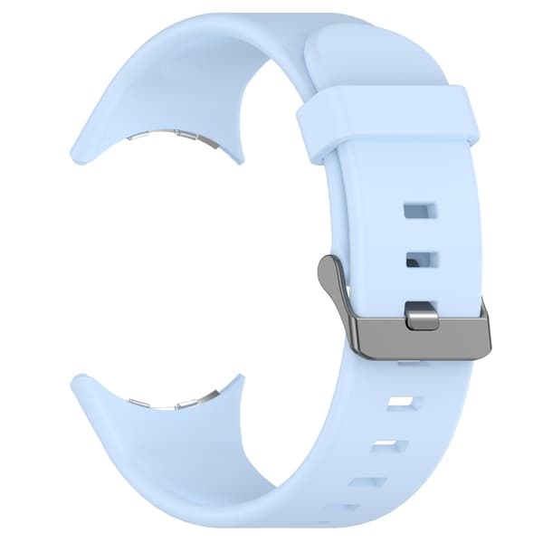 Google Pixel Watch 4 / 3 45 mm Armband Silikon Ljus Blå