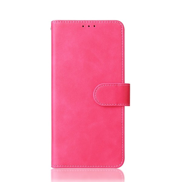 OnePlus 9 - Silkeslent Läder Fodral - Rosa Pink Rosa