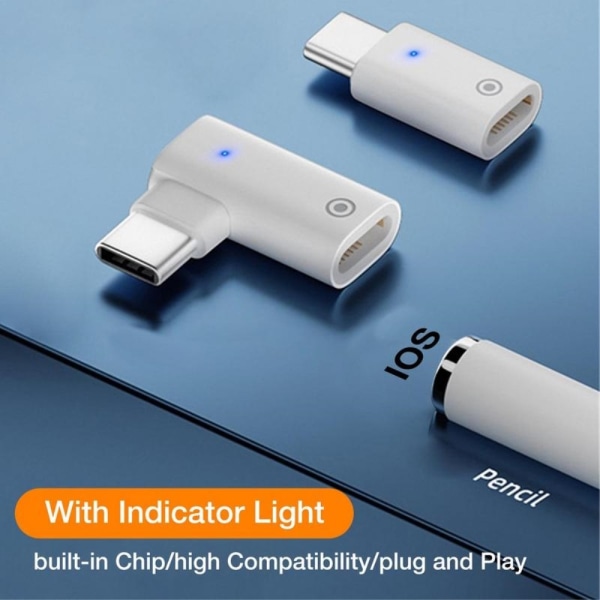 USB-C Hona - Lightning Hona Adapter För Apple Pencil 1st Gen
