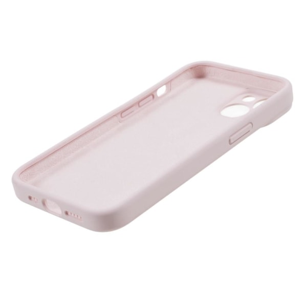 iPhone 15 Plus Skal Liquid Silikon Ljus Rosa