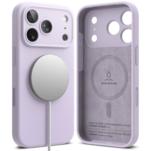 Ringke iPhone 17 Pro Skal MagSafe Silikon Lila