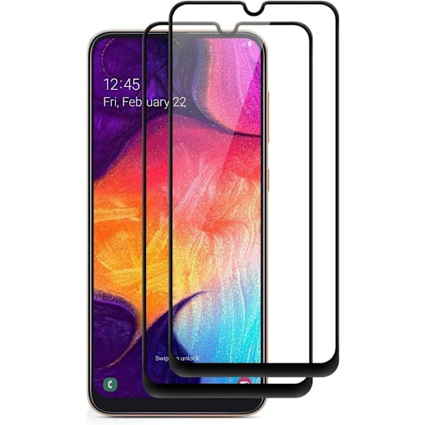 Samsung A13 5G / A04s - 2-Pack Heltäckande Skärmskydd i Härdat Glas
