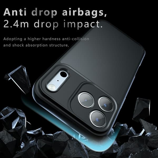 iPhone 17 Pro Max/18 Pro Max Skal Hybrid Svart