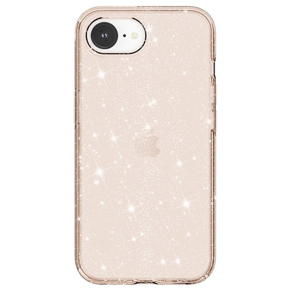 iPhone 16e Skal Glitter Shockproof Guld