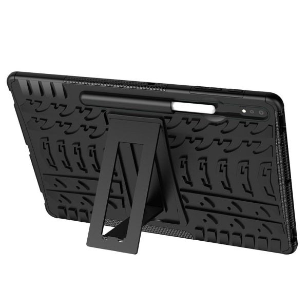 Samsung Galaxy Tab S7 Plus / Tab S8 Plus Skal Rugged Kickstand A