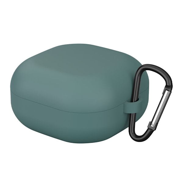 Samsung Galaxy Buds 2/Pro/Live Silikon Fodral Med Krok - Grön Green Grön