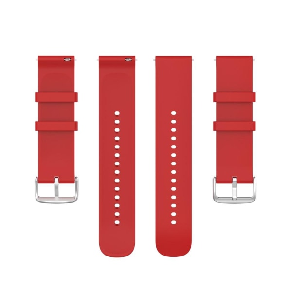 Silikon Armband För Smartwatch (20 mm) - Röd