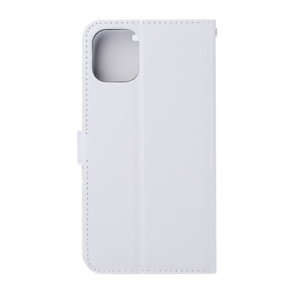 iPhone 12 Mini - Crazy Horse Fodral - Vit White Vit