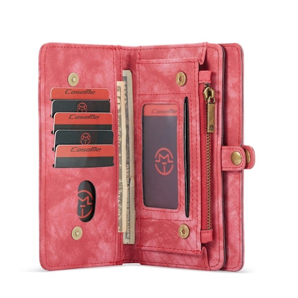 iPhone 11 Pro - CASEME 2-i-1 Multifunktionellt Fodral - Röd Red Röd