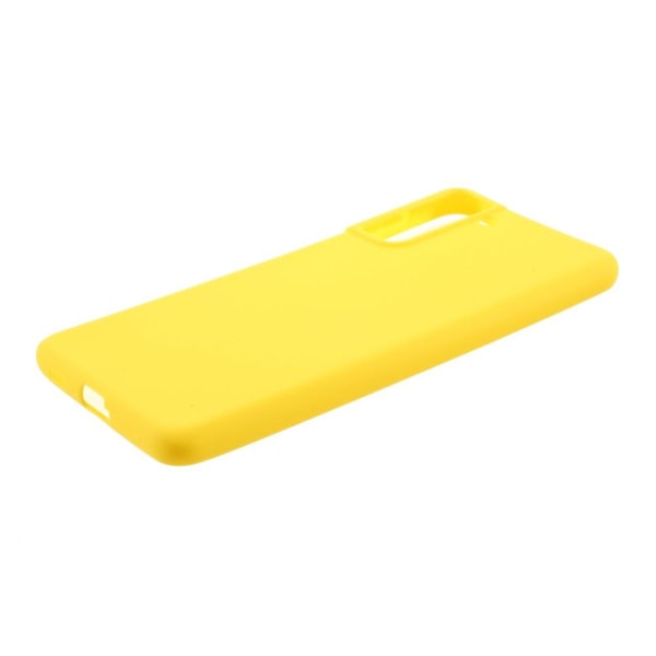 Samsung Galaxy S21 - Matt TPU Skal - Gul Yellow Gul