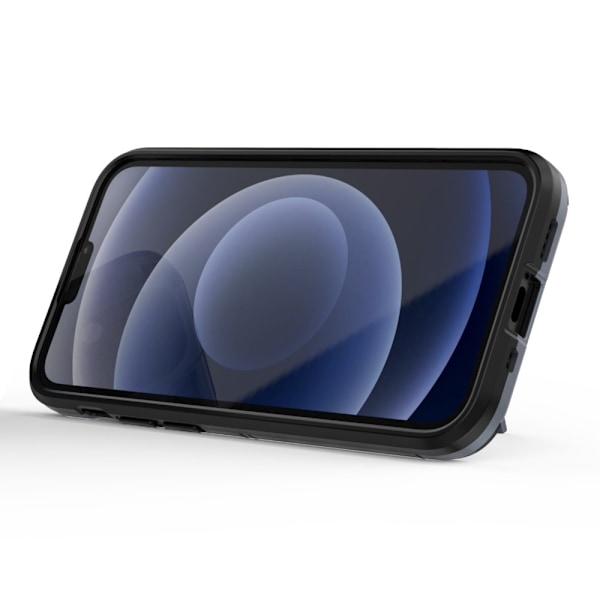 iPhone 13 Mini - Hybrid Armor Skal Med Kickstand - Navy Blue