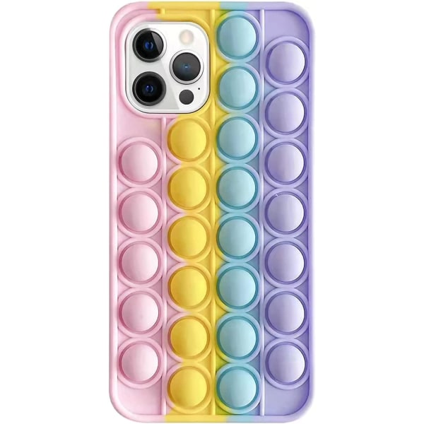 iPhone 14 Pro Max Pop It Fidget Skal - Multicolor