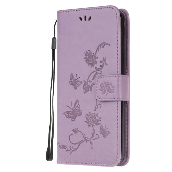 Samsung Galaxy A52 / A52s - Fodral Med Tryck - Lila Purple Lila