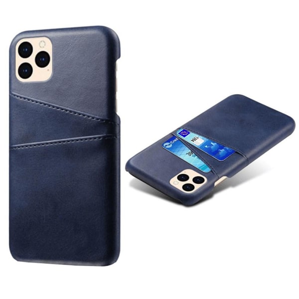iPhone 12 Mini - KSQ Skal Med Kortfack - Blå Blue Blå