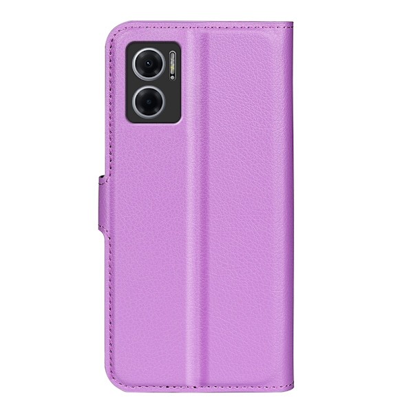 Xiaomi Redmi 10 5G Fodral Litchi Läder Lila