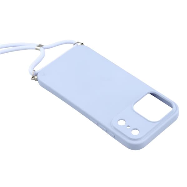 iPhone 17 Pro Skal Med Mobilsnöre TPU Lila