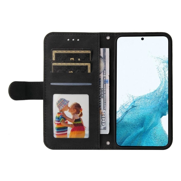 Samsung Galaxy A54 5G Fodral Skin Touch Läder Svart