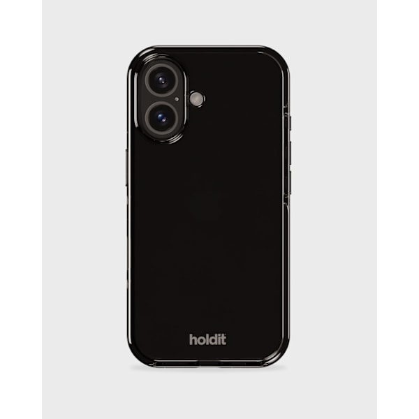 holdit iPhone 16 Mobilskal Seethru Svart