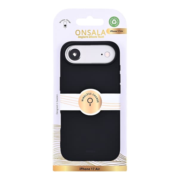 Onsala iPhone Air Mobilskal Med Silikonkänsla Svart