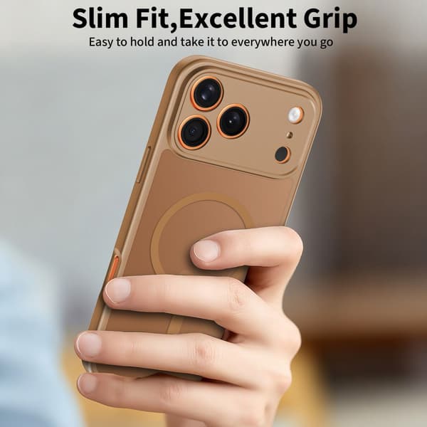 Tech-Protect iPhone 17 Pro Max Skal MagSafe BasicMag Matte Brown