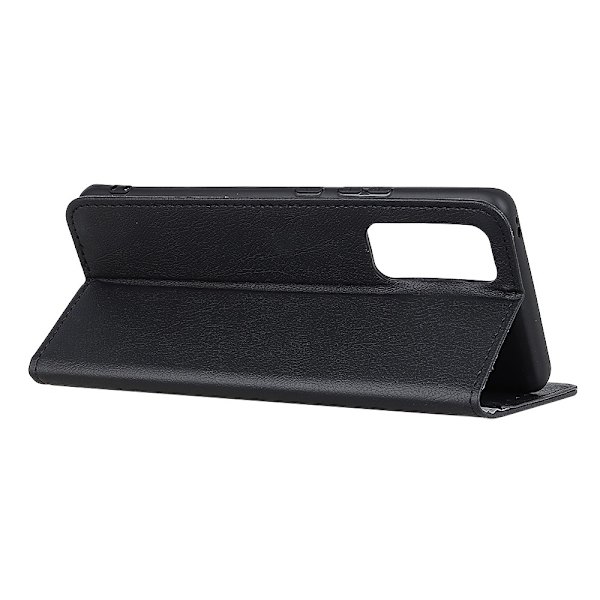 Samsung Galaxy A72 - Läder Fodral - Svart Black Svart