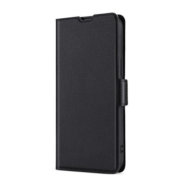 Sony Xperia 10 IV Fodral Slim Läder Svart