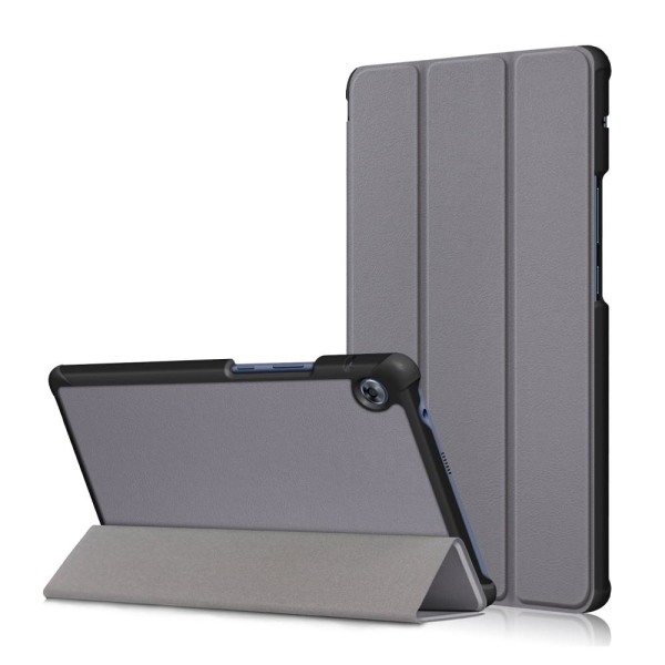 Huawei MatePad T8 - Tri-Fold Fodral - Grå Grey Grå