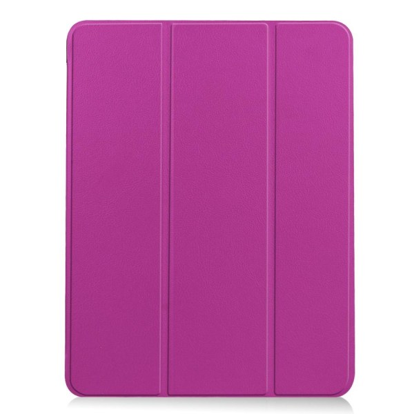 iPad Air (2020/2022) - Tri-Fold Litchi Fodral - Lila Purple Lila