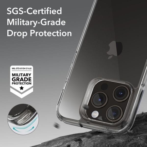 ESR iPhone 15 Pro Max Skal Ice Shield Transparent