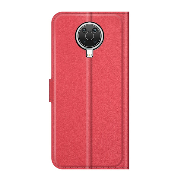 Nokia G10 / G20 Fodral Litchi Läder Röd