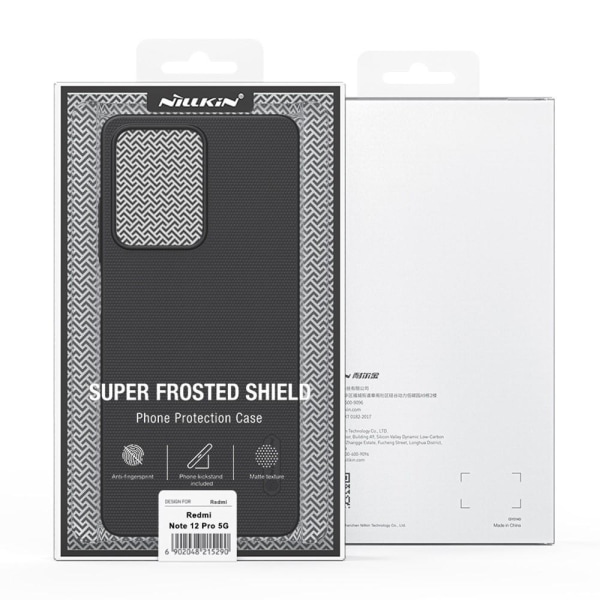 NILLKIN Xiaomi Redmi Note 12 Pro 5G Skal Frosted Shield Blå