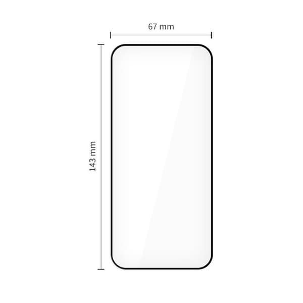Tech-Protect iPhone 12 / 12 Pro 2-PACK Skärmskydd Quick Set+ Svart