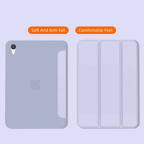 iPad Mini 2024/2021 Fodral Slim Tri-Fold Ljus Blå