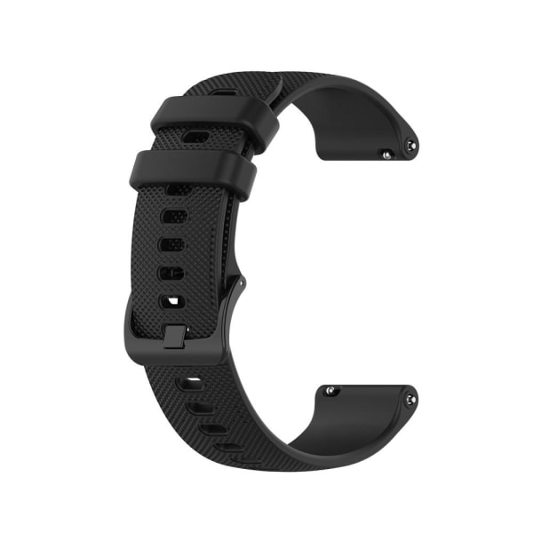 Silikon Armband För Smartwatch - Svart (20mm)