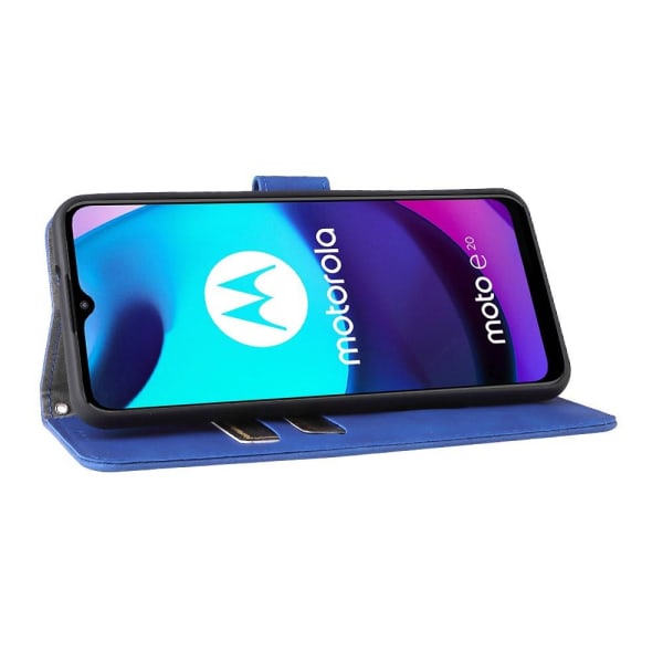 Motorola Moto E20 Fodral Solid Blå