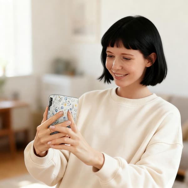 Tech-Protect Galaxy A57 5G Fodral Läder Spring Flowers