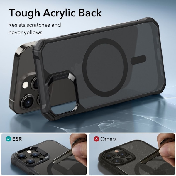 ESR iPhone 15 Pro Max Skal MagSafe Air Armor HaloLock Frostad Svart