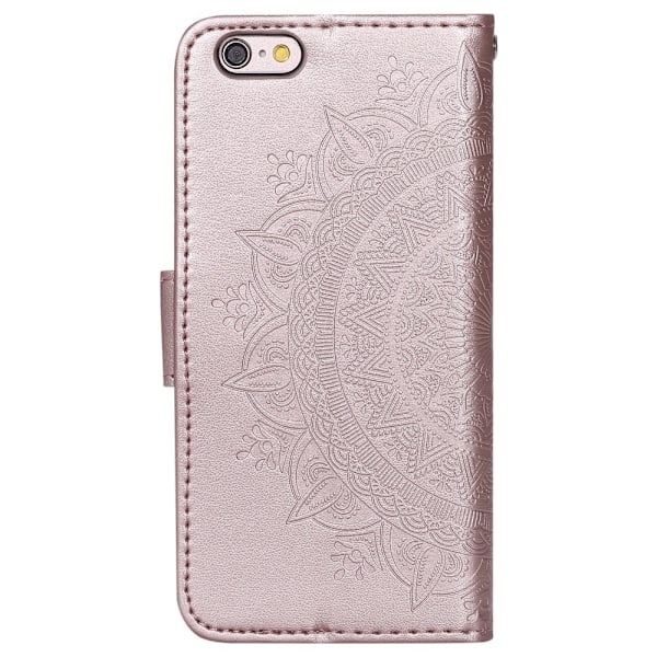 iPhone 7/8 Plus - Mandala Plånboksfodral - Roséguld Roséguld Roséguld