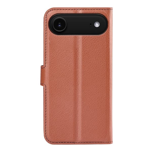 iPhone Air Fodral Litchi Läder Brun