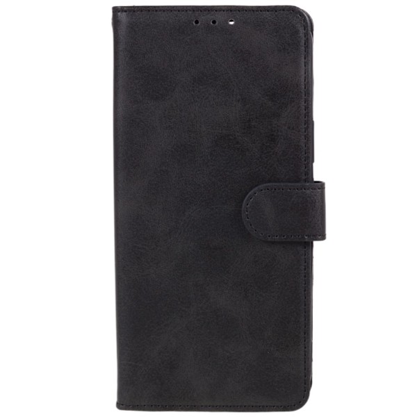 iPhone 15 Fodral PU Läder Svart