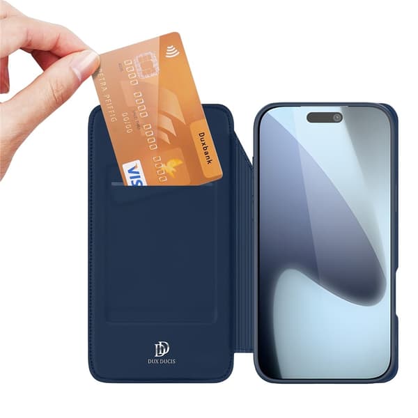 DUX DUCIS iPhone 17 Pro/18 Pro Fodral Skin Pro Blå
