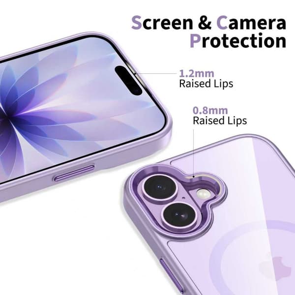 Tech-Protect iPhone 17 Skal MagSafe MagMat Lavender / Clear